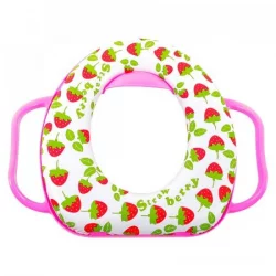 Asiento Sanitario Infantil Mjj-3-Blanco Con Rosado