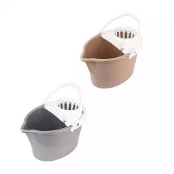 Balde con Escurridor Great Plastic 3033 Ovalado Surtido 17L