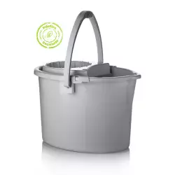 Balde Multiusos con Escurridor Estra 12 Lt Gris
