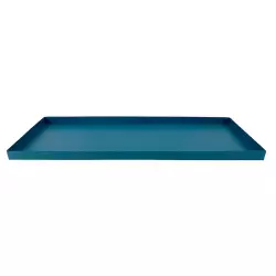 Bandeja deco concepts Crystal Blue 18x2x18cm azul hierro 567-53171