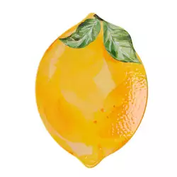 Bandeja Expressions Limon 30X23X19Cm Amarillo Melamina Kk8481