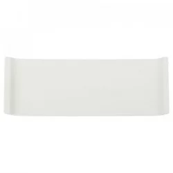 Bandeja Expressions Rectangular 12X1X31Cm Blanco Porcelana