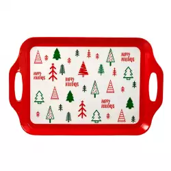 Bandeja Nav Happy Holidays 40X25X2Cm Santini