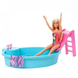Barbie Mattel Piscina Glam Con Muñeca Ghl91