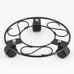 Base Metálica Swan 26Cm Rodachinas