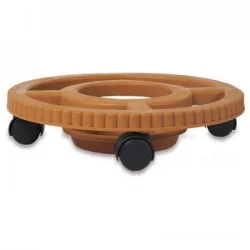 Base Para Matera Decorativa Con Rodachines