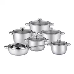 Bateria Ilko Prime 11 Ud Acero Inoxidable    1102233