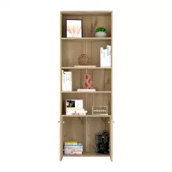Biblioteca Lisa Duna 180cm con Puertas Rta
