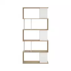 Biblioteca Tvilum Maze 80x30x173cm Roble