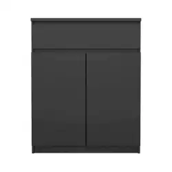 Bife Naia 76234Gm 1 Cajon Y 2 Puertas Negro Mate