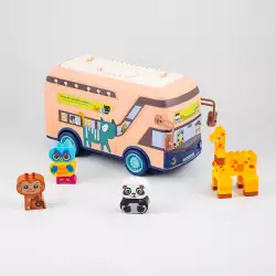 Bloques Bus Maypa 43X19Cm 136 Pz Plastico 832-46-A93179