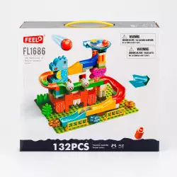 Bloques Maypa Pista Animales 29X9Cm Plastico