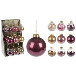 Bola nav 10cm rose gold brillante surt awr100500