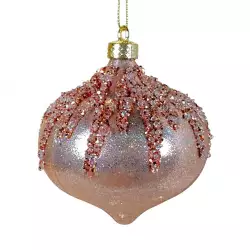 Bolas Nav Oro Rosa 6Pz 8X8X8Cm Santini 130-5001135