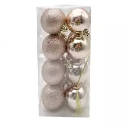 Bolas navideñas rose gold 16Pzs 5cm Expressions GS01C03022
