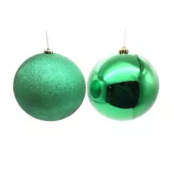 Bolas navideñas verdes 2Pzs 20cm Expressions GS01C03028