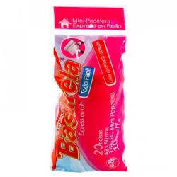 Bolsa Basura Basurela Minipapelera Rollo Cordon 42X50 Cm 20 Un