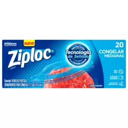 Bolsa ziploc 416228 setx20 17x19 mediana hermetica