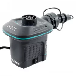 Bomba Intex Electrica 3 B/Quilla 15X22X12Cm Negro Pvc 66639E