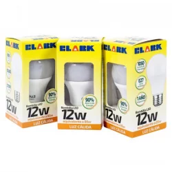 Bombillo Clark E27 Luz Calida 3 Ud 12 W 1210