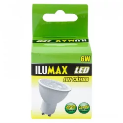 Bombillo Led Ilumax Gu10 6W Luz Cálida