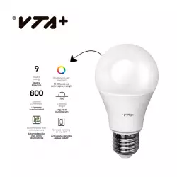 Bombillo Led Inteligente Rgb 9W Vta+ Alva