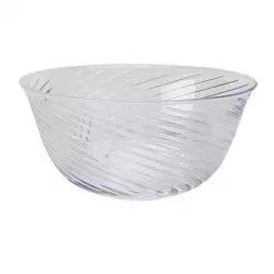 Bowl Expressions Medianocm 16Cm Transparente Acrilico Kkf249