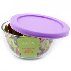 Bowl Mezclador Expressions Transparente 450 Ml Vidrio Mbp22