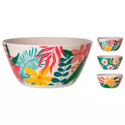 Bowl Tazon Excellent Houseware 3000Ml 25Cm Redondo En Melamina Dis