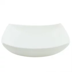 Bowl Tazon Expression 25Cm 1010Ml Cuadrado Blanco En Vitroceramica