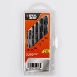 Broca Black+Decker Bd0060Cs 6 Hss Metal X6 Unidades