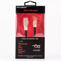 Cable Usb 2 Amp Carga Micro Usb