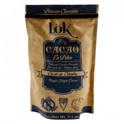 Cacao Polvo Lok 100 Natural 200 Gr 7709367544778