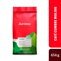Café tostado y molido x454 gr juan valdez cumbre