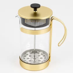 Cafetera Francesa Expressions Dorado 8 Tz Vidrio 1-021-8Gd