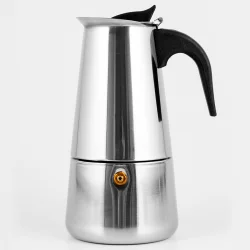 Cafetera Italiana Expressions 12 Tazas en Acero Inoxidable