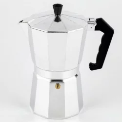 Cafetera Italiana Expressions 9Tz Aluminio Plateada