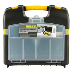 Caja De Herramientas Rimax 7191 Negro Con Amarillo