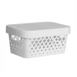 Caja Diamond 26X18X12Cm Blanco 4.2 Lt Plastico Tg5150