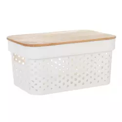 Caja Infinity 26X17X13Cm Blanco 4 Lt Polietileno Tg51193M