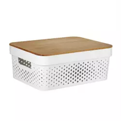 Caja Infinity 35X26X143Cm Blanco 9 Lt Polietileno Tg51194