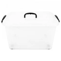 Caja Organizadora 44 Litros Haixin Transparente