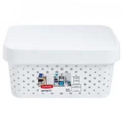 Caja Organizadora Curver 229162 Inifnity Blanco 4.5 Lt
