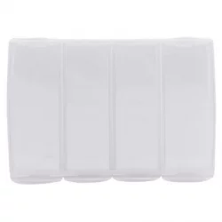 Caja Organizadora Doble  Transparente