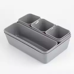 Caja Organizadora Hergrill Tb2493 Setx8  Gris Cool