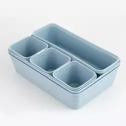 Caja Organizadora Hergrill Tb2494 Setx8 Azul Cobal