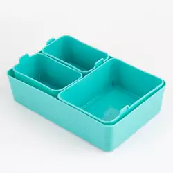 Caja Organizadora Hergrill Tb2497 Setx4 Azul Celes