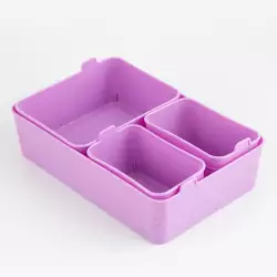 Caja Organizadora Hergrill Tb2498 Setx4 Lila 2577C