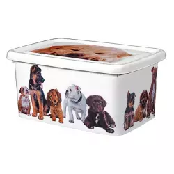 Caja organizadora urban gp blanco perros 15l 4320