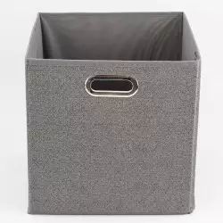 Caja Pleglable 5Five 138885D Gris 31X31 Cm